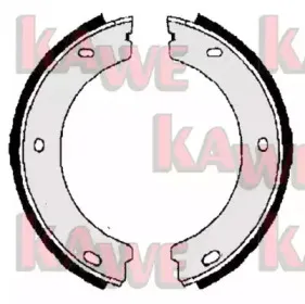Комплект тормозных колодок, стояночная тормозная система KAWE купить