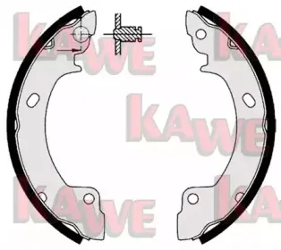 Комплект тормозных колодок KAWE купить