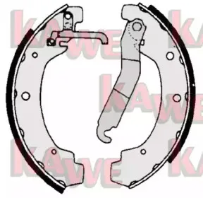 Комплект тормозных колодок KAWE купить