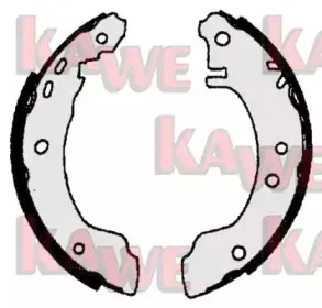 Комплект тормозных колодок KAWE купить