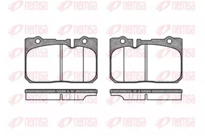 Комплект тормозных колодок, дисковый тормоз KAWE купить