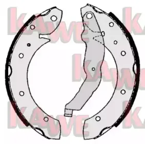 Комплект тормозных колодок KAWE купить