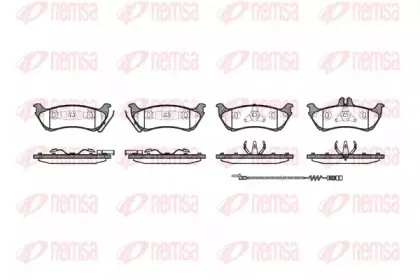 Комплект тормозных колодок, дисковый тормоз KAWE купить
