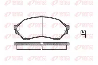 Комплект тормозных колодок, дисковый тормоз KAWE купить