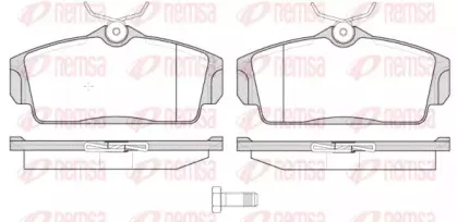 Комплект тормозных колодок, дисковый тормоз KAWE купить