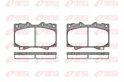 Комплект тормозных колодок, дисковый тормоз KAWE купить