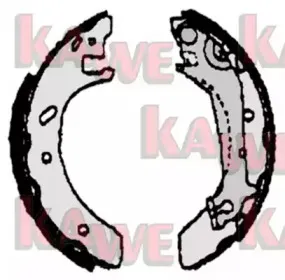 Комплект тормозных колодок KAWE купить