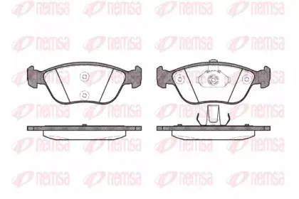 Комплект тормозных колодок, дисковый тормоз KAWE купить