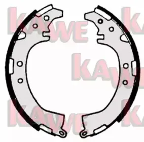 Комплект тормозных колодок KAWE купить