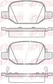 Комплект тормозных колодок, дисковый тормоз KAWE купить