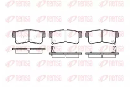 Комплект тормозных колодок, дисковый тормоз KAWE купить