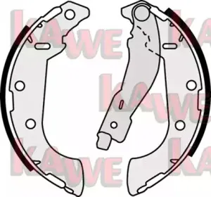 Комплект тормозных колодок KAWE купить