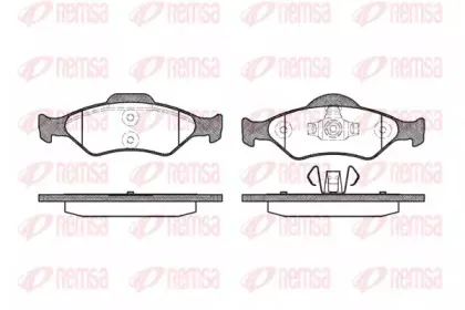 Комплект тормозных колодок, дисковый тормоз KAWE купить