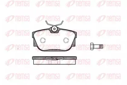 Комплект тормозных колодок, дисковый тормоз KAWE купить