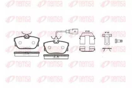 Комплект тормозных колодок, дисковый тормоз KAWE купить