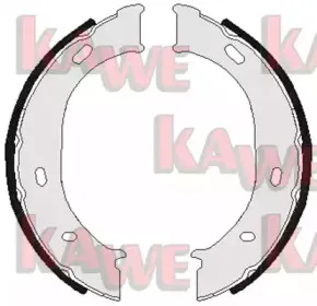 Комплект тормозных колодок, стояночная тормозная система KAWE купить