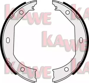 Комплект тормозных колодок, стояночная тормозная система KAWE купить
