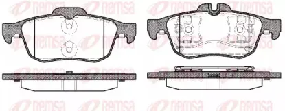 Комплект тормозных колодок, дисковый тормоз KAWE купить