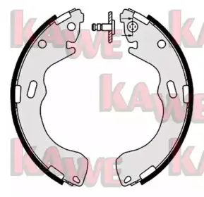 Комплект тормозных колодок KAWE купить
