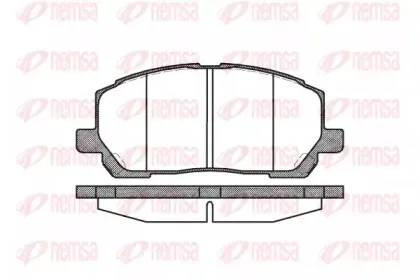 Комплект тормозных колодок, дисковый тормоз KAWE купить