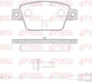 Комплект тормозных колодок, дисковый тормоз KAWE купить