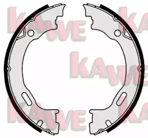 Комплект тормозных колодок, стояночная тормозная система KAWE купить