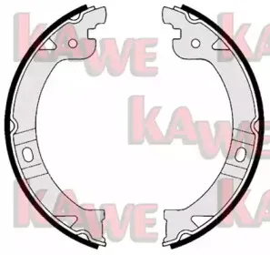 Комплект тормозных колодок, стояночная тормозная система KAWE купить