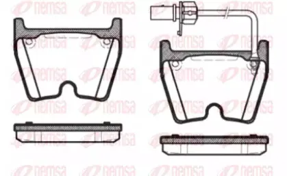 Комплект тормозных колодок, дисковый тормоз KAWE купить