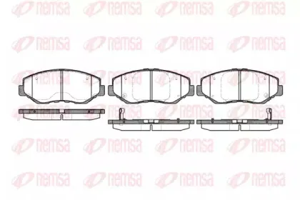 Комплект тормозных колодок, дисковый тормоз KAWE купить