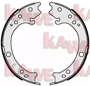 Комплект тормозных колодок, стояночная тормозная система KAWE купить