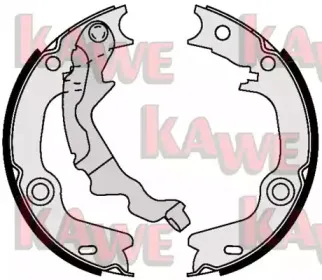 Комплект тормозных колодок, стояночная тормозная система KAWE купить