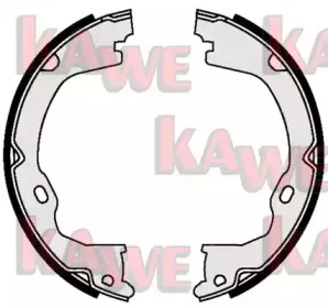 Комплект тормозных колодок, стояночная тормозная система KAWE купить