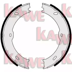 Комплект тормозных колодок, стояночная тормозная система KAWE купить