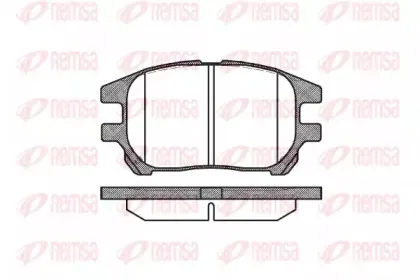 Комплект тормозных колодок, дисковый тормоз KAWE купить