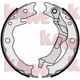 Комплект тормозных колодок, стояночная тормозная система KAWE купить