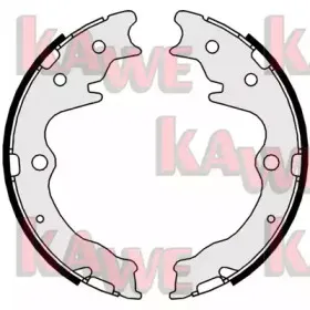 Комплект тормозных колодок, стояночная тормозная система KAWE купить