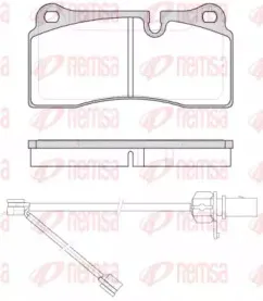 Комплект тормозных колодок, дисковый тормоз KAWE купить