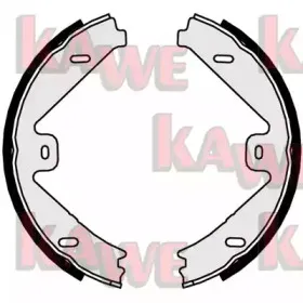 Комплект тормозных колодок, стояночная тормозная система KAWE купить