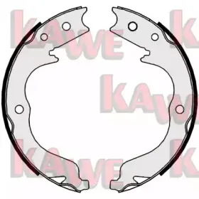 Комплект тормозных колодок, стояночная тормозная система KAWE купить