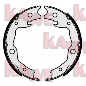 Комплект тормозных колодок, стояночная тормозная система KAWE купить