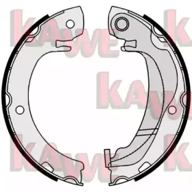 Комплект тормозных колодок, стояночная тормозная система KAWE купить