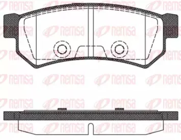 Комплект тормозных колодок, дисковый тормоз KAWE купить