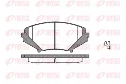Комплект тормозных колодок, дисковый тормоз KAWE купить