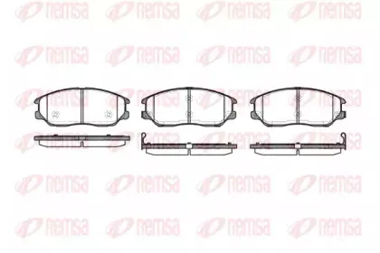 Комплект тормозных колодок, дисковый тормоз KAWE купить