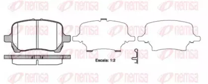 Комплект тормозных колодок, дисковый тормоз KAWE купить
