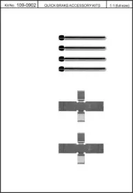 Комплектующие, колодки дискового тормоза KAWE купить