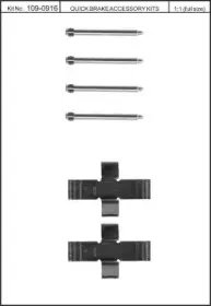 Комплектующие, колодки дискового тормоза KAWE купить