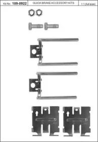 Комплектующие, колодки дискового тормоза KAWE купить