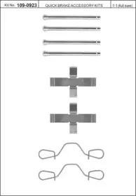 Комплектующие, колодки дискового тормоза KAWE купить