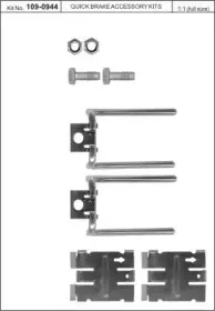 Комплектующие, колодки дискового тормоза KAWE купить
